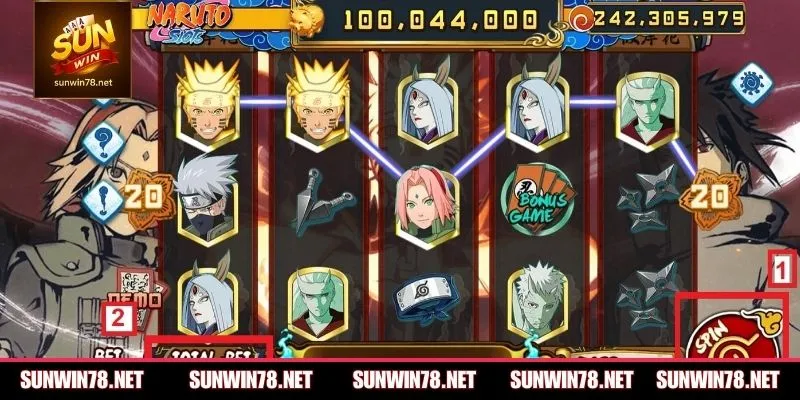 Cơ chế nổ hũ Naruto mang đậm phong cách nhẫn thuật